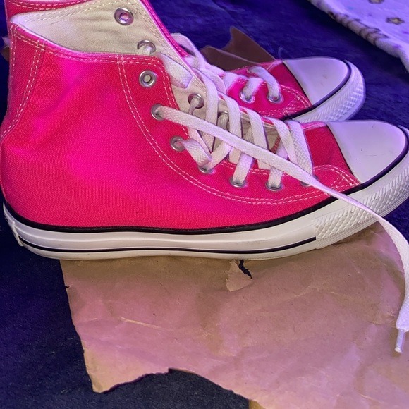 strawberry pink dup converse - Picture 2 of 13